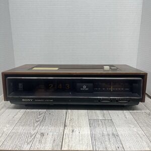 Vintage‎ Sony Digimatic Litetime TFM-C770W Flip Clock Radio for Parts Repair